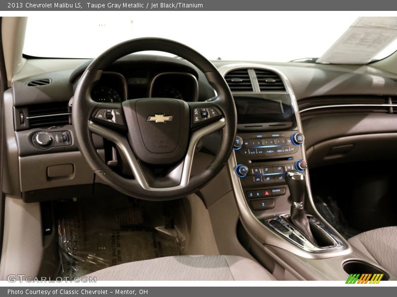 Taupe Gray Metallic / Jet Black/Titanium 2013 Chevrolet Malibu LS