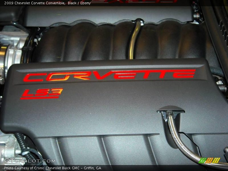Black / Ebony 2009 Chevrolet Corvette Convertible