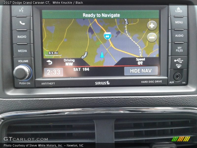 White Knuckle / Black 2017 Dodge Grand Caravan GT