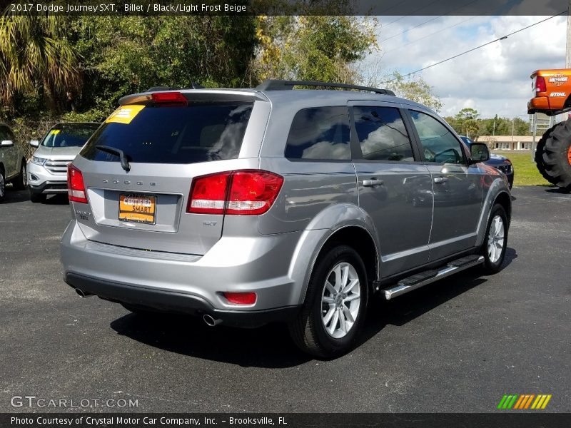 Billet / Black/Light Frost Beige 2017 Dodge Journey SXT