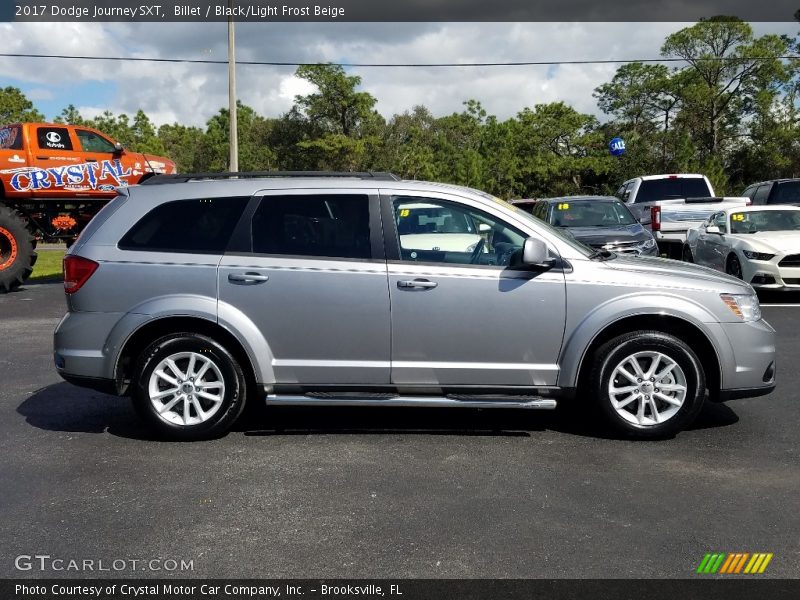 Billet / Black/Light Frost Beige 2017 Dodge Journey SXT