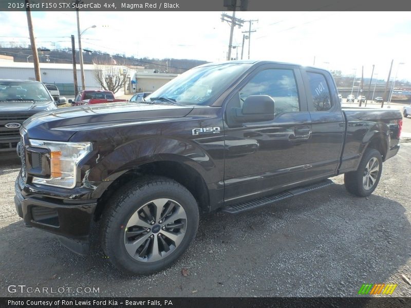 Magma Red / Black 2019 Ford F150 STX SuperCab 4x4