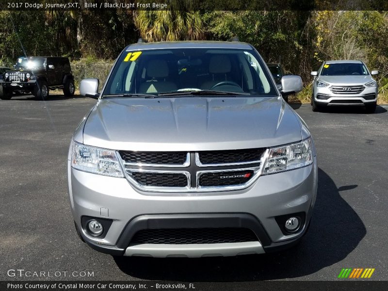 Billet / Black/Light Frost Beige 2017 Dodge Journey SXT