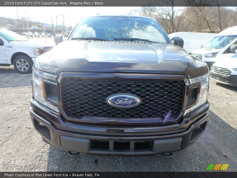 Magma Red / Black 2019 Ford F150 STX SuperCab 4x4