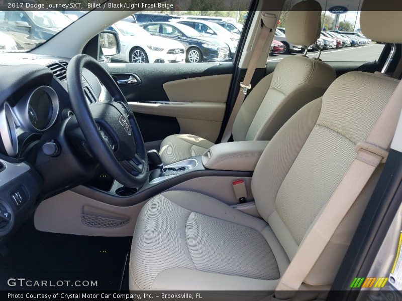 Billet / Black/Light Frost Beige 2017 Dodge Journey SXT