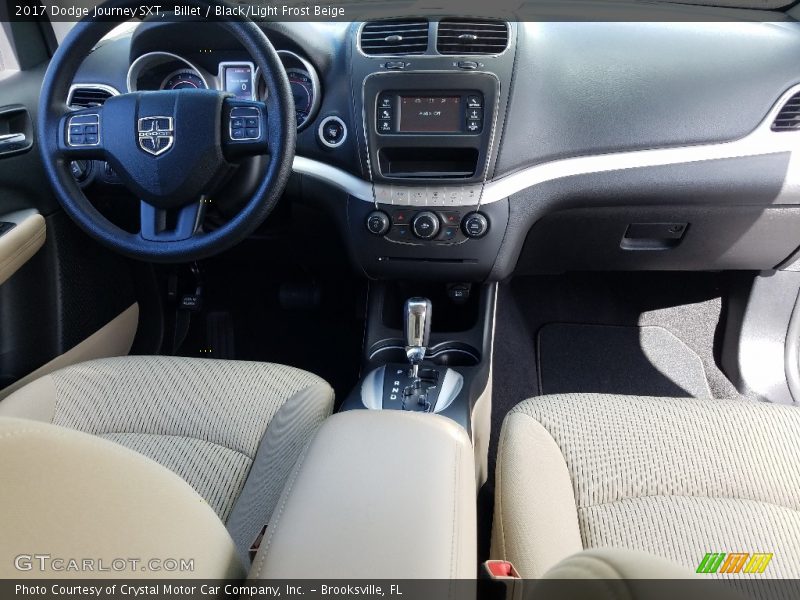 Billet / Black/Light Frost Beige 2017 Dodge Journey SXT