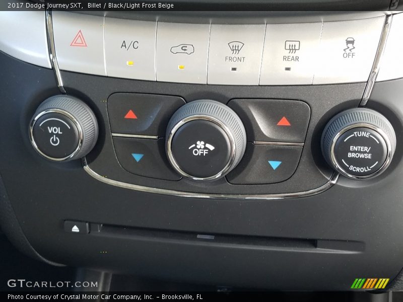Billet / Black/Light Frost Beige 2017 Dodge Journey SXT