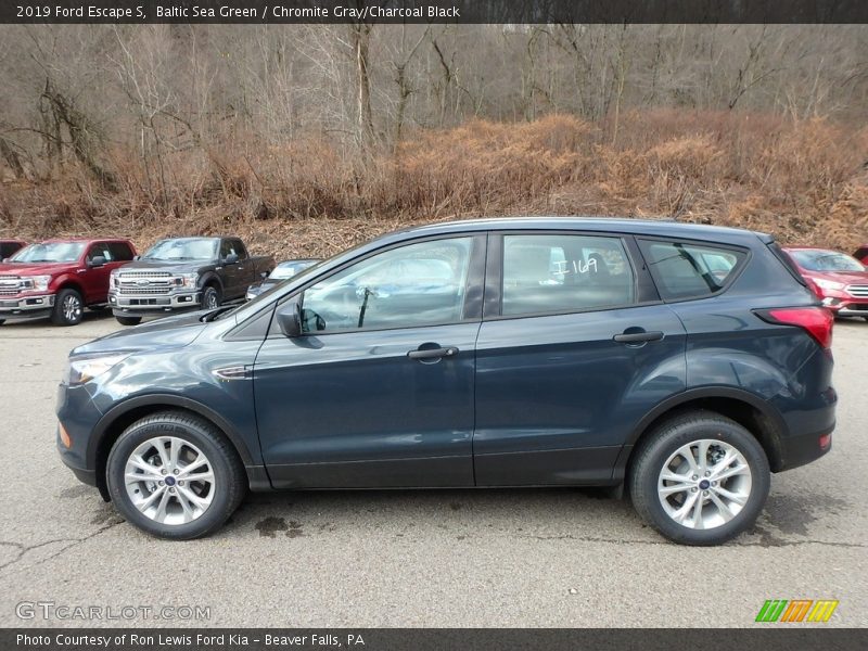 Baltic Sea Green / Chromite Gray/Charcoal Black 2019 Ford Escape S