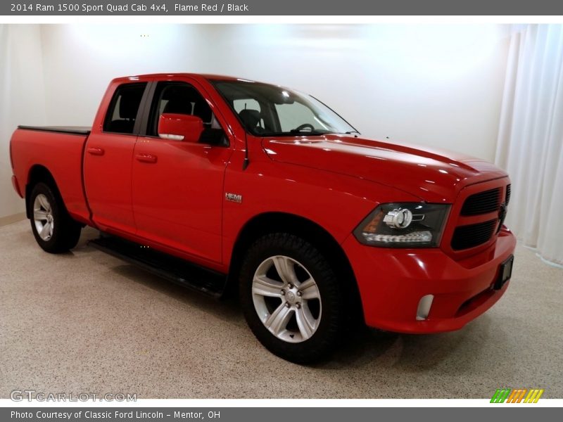 Flame Red / Black 2014 Ram 1500 Sport Quad Cab 4x4