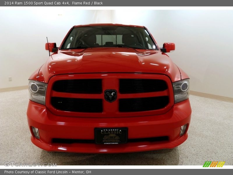 Flame Red / Black 2014 Ram 1500 Sport Quad Cab 4x4