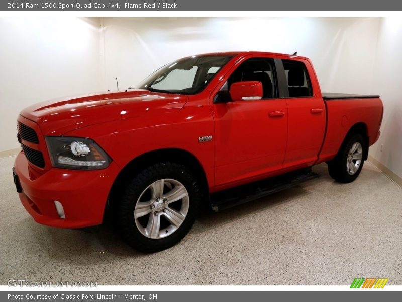 Flame Red / Black 2014 Ram 1500 Sport Quad Cab 4x4