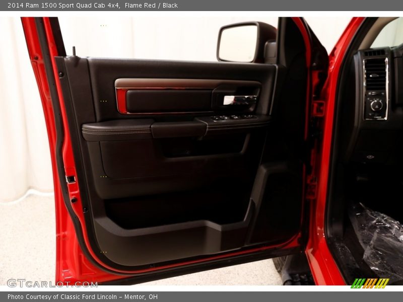 Flame Red / Black 2014 Ram 1500 Sport Quad Cab 4x4