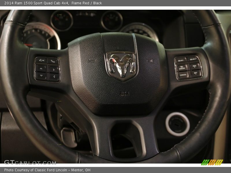 Flame Red / Black 2014 Ram 1500 Sport Quad Cab 4x4