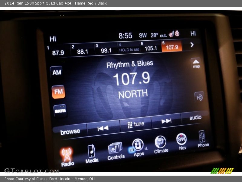 Flame Red / Black 2014 Ram 1500 Sport Quad Cab 4x4