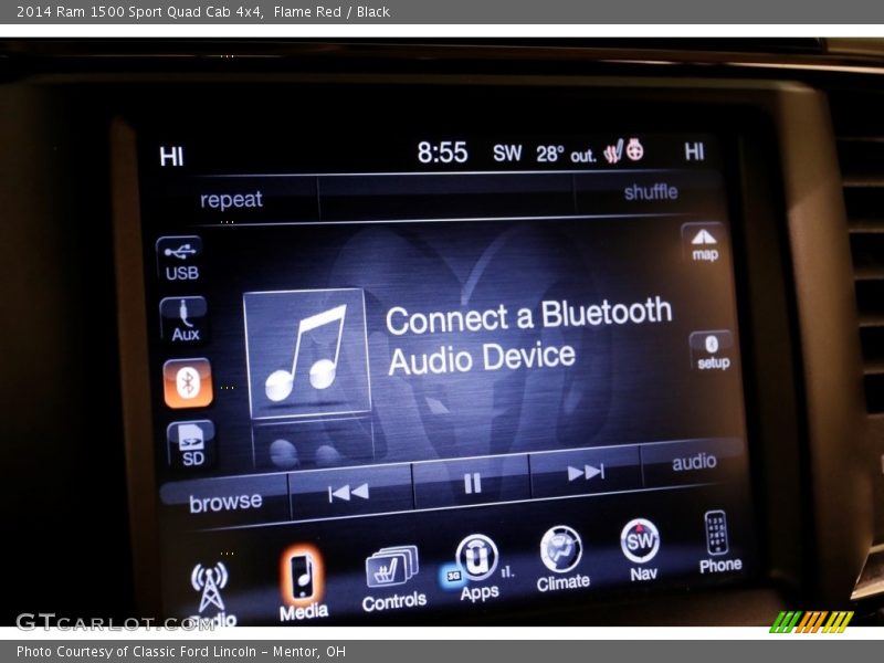 Flame Red / Black 2014 Ram 1500 Sport Quad Cab 4x4