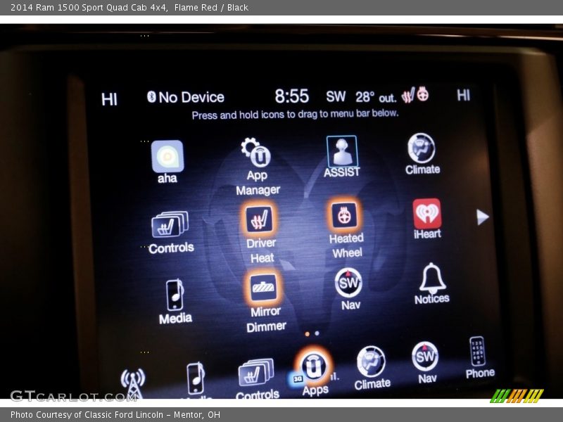 Flame Red / Black 2014 Ram 1500 Sport Quad Cab 4x4