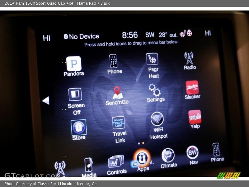 Flame Red / Black 2014 Ram 1500 Sport Quad Cab 4x4