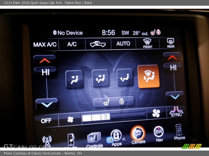 Flame Red / Black 2014 Ram 1500 Sport Quad Cab 4x4