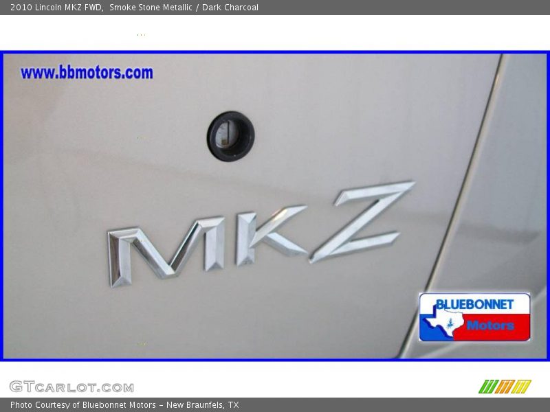 Smoke Stone Metallic / Dark Charcoal 2010 Lincoln MKZ FWD