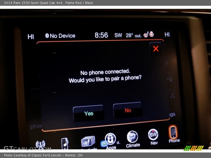 Flame Red / Black 2014 Ram 1500 Sport Quad Cab 4x4