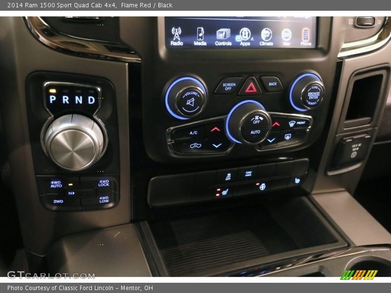 Flame Red / Black 2014 Ram 1500 Sport Quad Cab 4x4