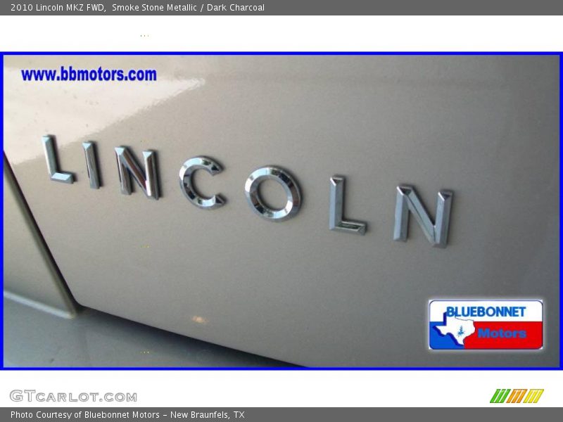 Smoke Stone Metallic / Dark Charcoal 2010 Lincoln MKZ FWD