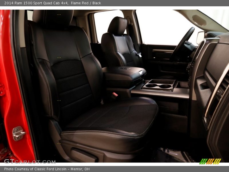 Flame Red / Black 2014 Ram 1500 Sport Quad Cab 4x4