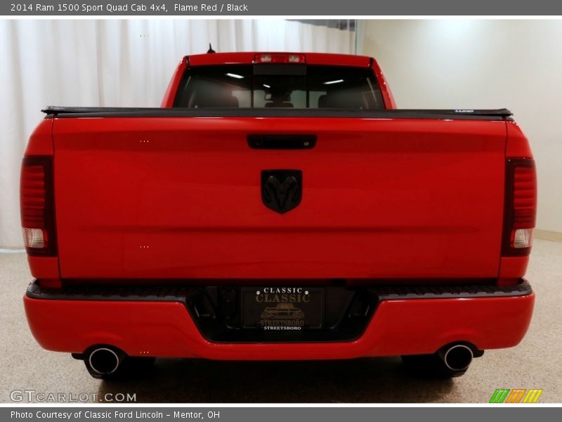 Flame Red / Black 2014 Ram 1500 Sport Quad Cab 4x4