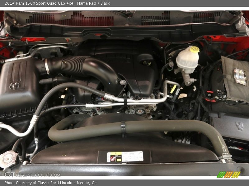Flame Red / Black 2014 Ram 1500 Sport Quad Cab 4x4