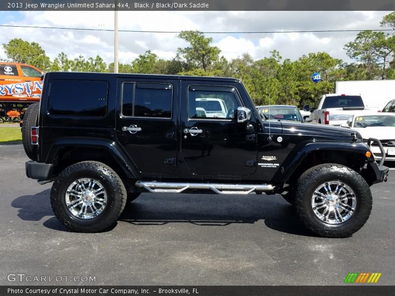 Black / Black/Dark Saddle 2013 Jeep Wrangler Unlimited Sahara 4x4