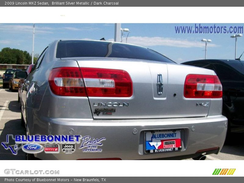 Brilliant Silver Metallic / Dark Charcoal 2009 Lincoln MKZ Sedan