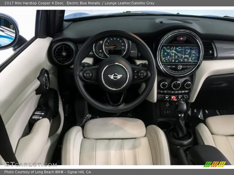 Electric Blue Metallic / Lounge Leather/Satellite Grey 2017 Mini Hardtop Cooper 4 Door