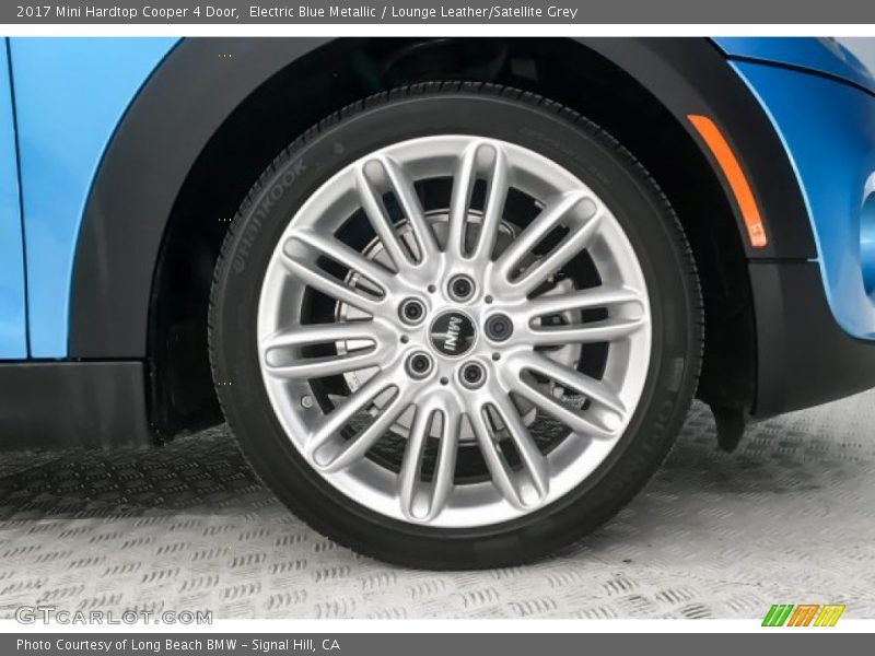 Electric Blue Metallic / Lounge Leather/Satellite Grey 2017 Mini Hardtop Cooper 4 Door