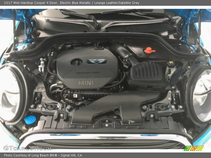 Electric Blue Metallic / Lounge Leather/Satellite Grey 2017 Mini Hardtop Cooper 4 Door