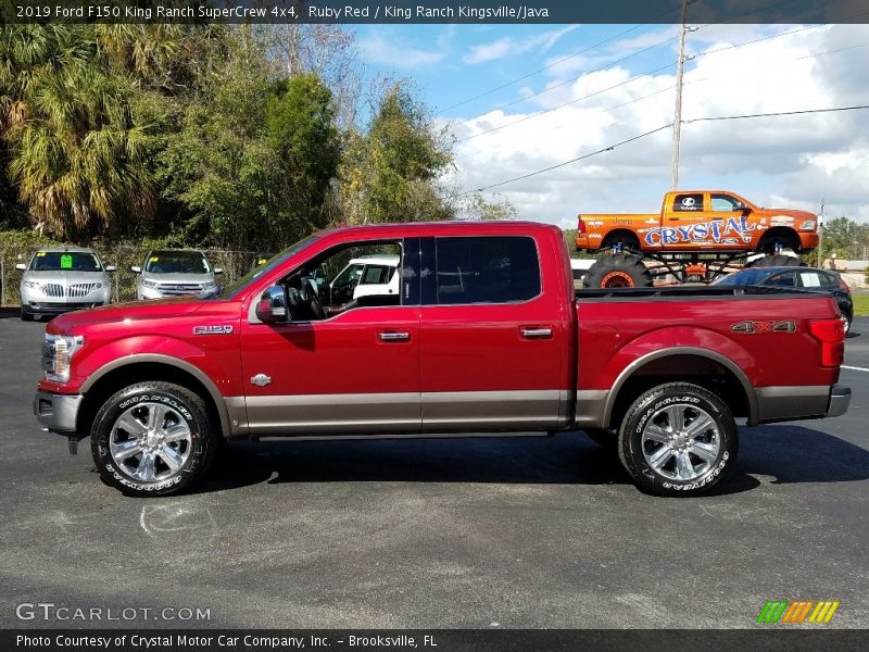 Ruby Red / King Ranch Kingsville/Java 2019 Ford F150 King Ranch SuperCrew 4x4