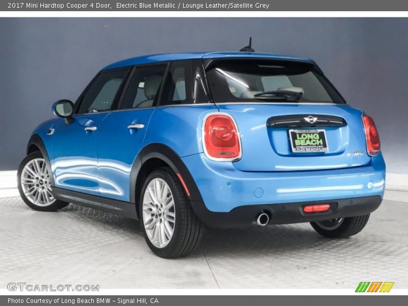 Electric Blue Metallic / Lounge Leather/Satellite Grey 2017 Mini Hardtop Cooper 4 Door