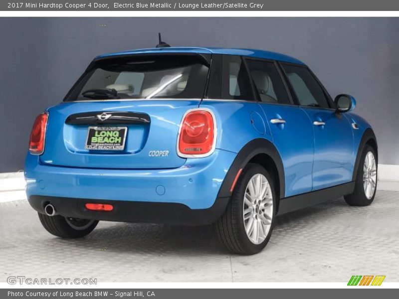 Electric Blue Metallic / Lounge Leather/Satellite Grey 2017 Mini Hardtop Cooper 4 Door