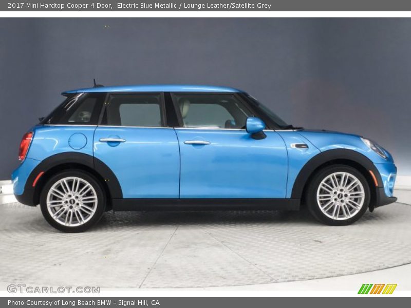 Electric Blue Metallic / Lounge Leather/Satellite Grey 2017 Mini Hardtop Cooper 4 Door