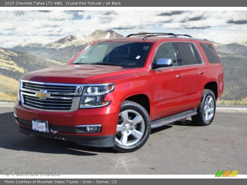 Crystal Red Tintcoat / Jet Black 2015 Chevrolet Tahoe LTZ 4WD