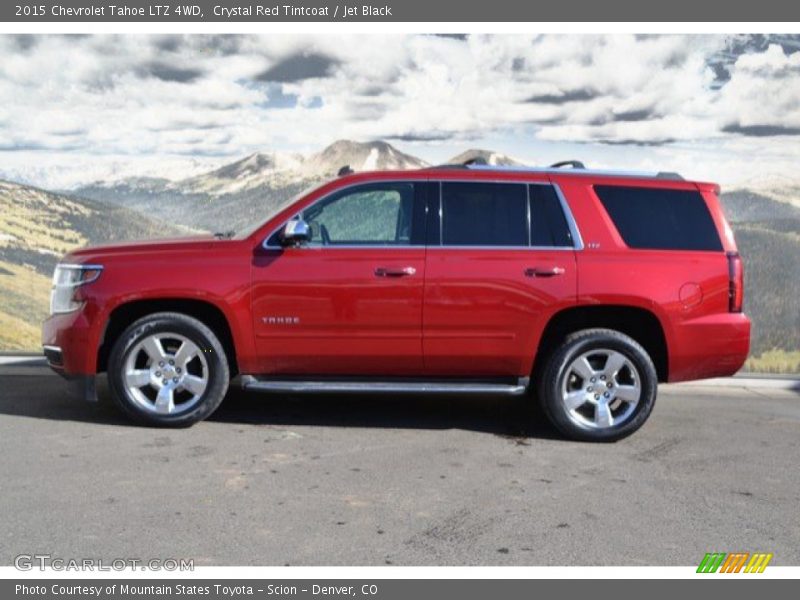 Crystal Red Tintcoat / Jet Black 2015 Chevrolet Tahoe LTZ 4WD