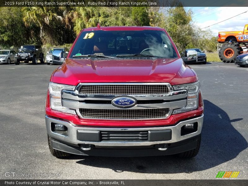 Ruby Red / King Ranch Kingsville/Java 2019 Ford F150 King Ranch SuperCrew 4x4