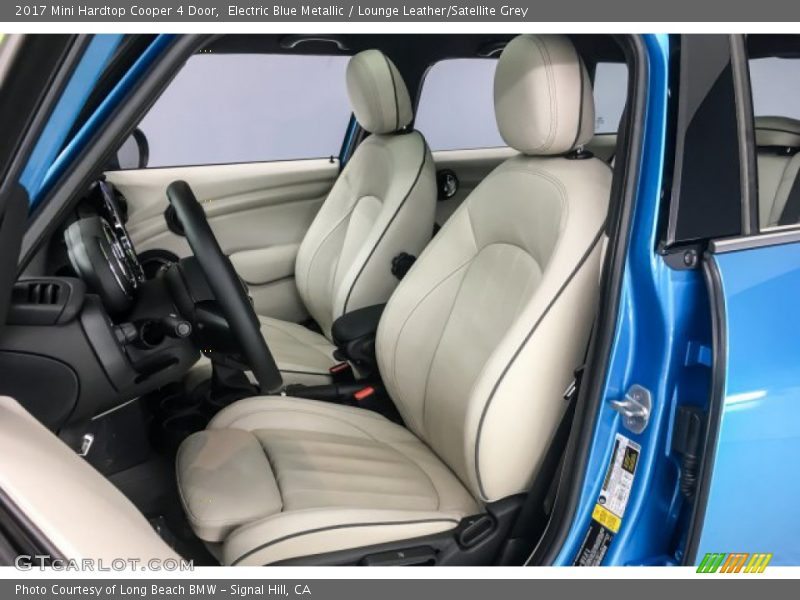 Electric Blue Metallic / Lounge Leather/Satellite Grey 2017 Mini Hardtop Cooper 4 Door
