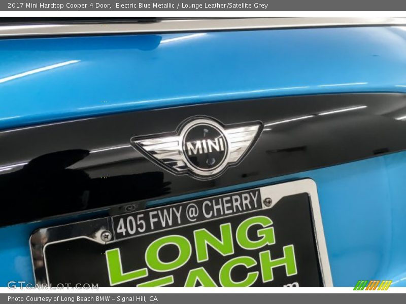 Electric Blue Metallic / Lounge Leather/Satellite Grey 2017 Mini Hardtop Cooper 4 Door