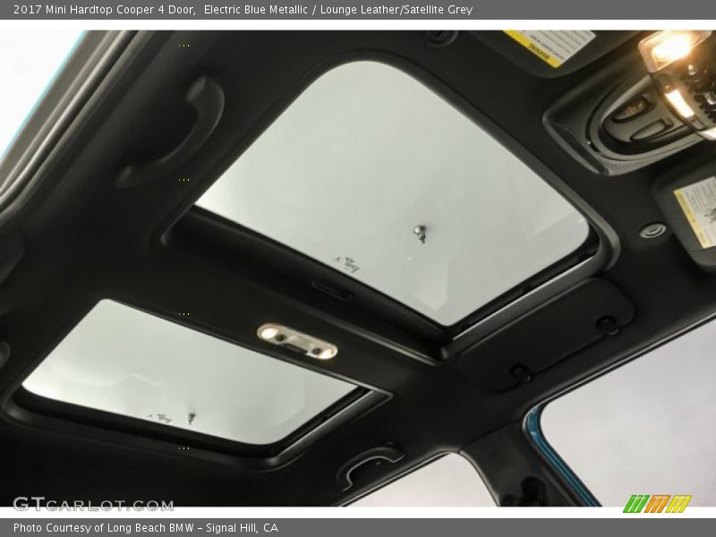 Electric Blue Metallic / Lounge Leather/Satellite Grey 2017 Mini Hardtop Cooper 4 Door