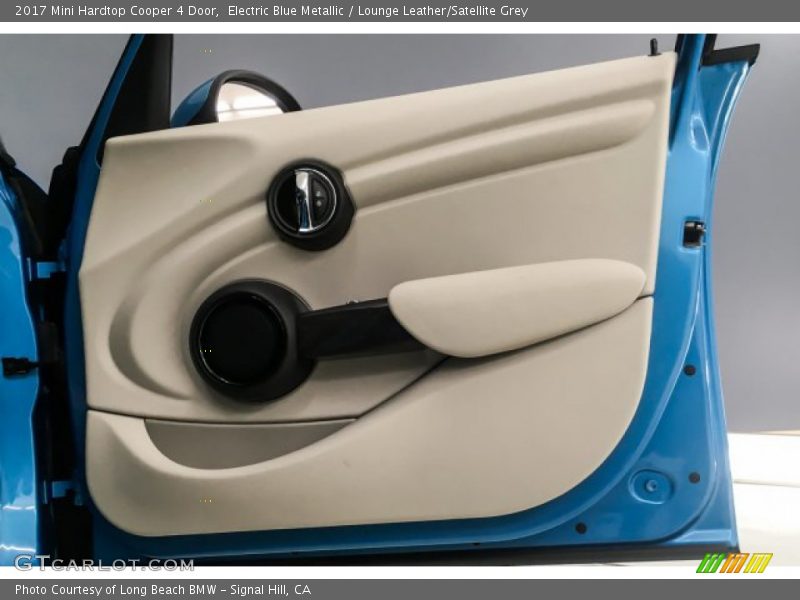 Electric Blue Metallic / Lounge Leather/Satellite Grey 2017 Mini Hardtop Cooper 4 Door