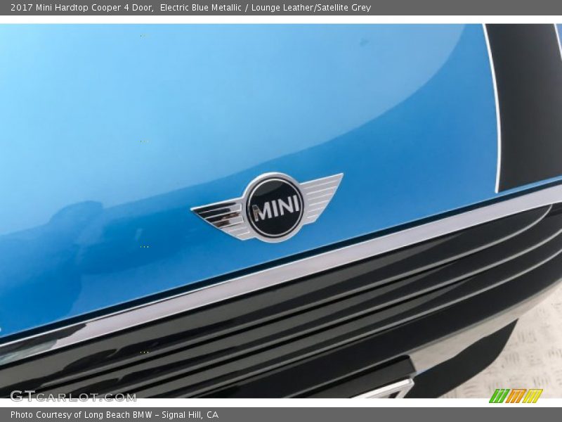 Electric Blue Metallic / Lounge Leather/Satellite Grey 2017 Mini Hardtop Cooper 4 Door