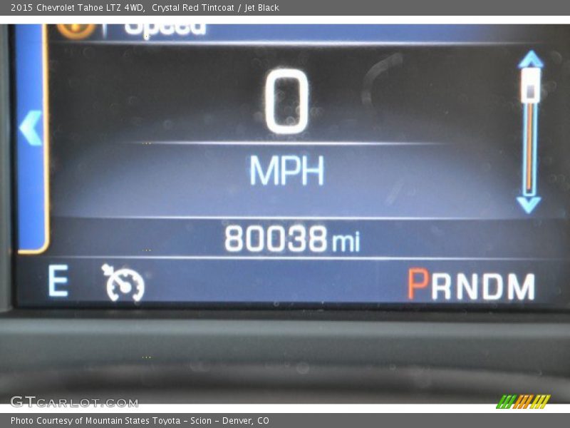 Crystal Red Tintcoat / Jet Black 2015 Chevrolet Tahoe LTZ 4WD