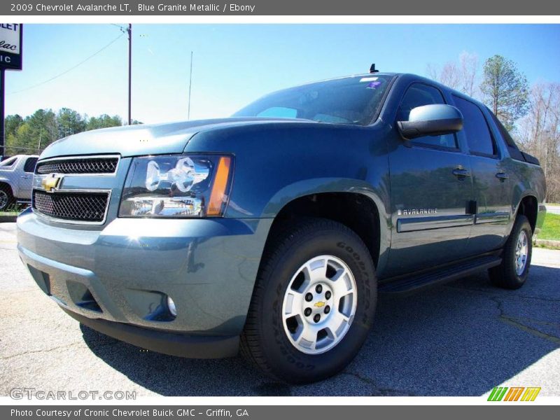 Blue Granite Metallic / Ebony 2009 Chevrolet Avalanche LT