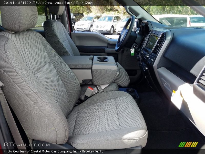 Agate Black / Earth Gray 2019 Ford F150 XLT SuperCrew