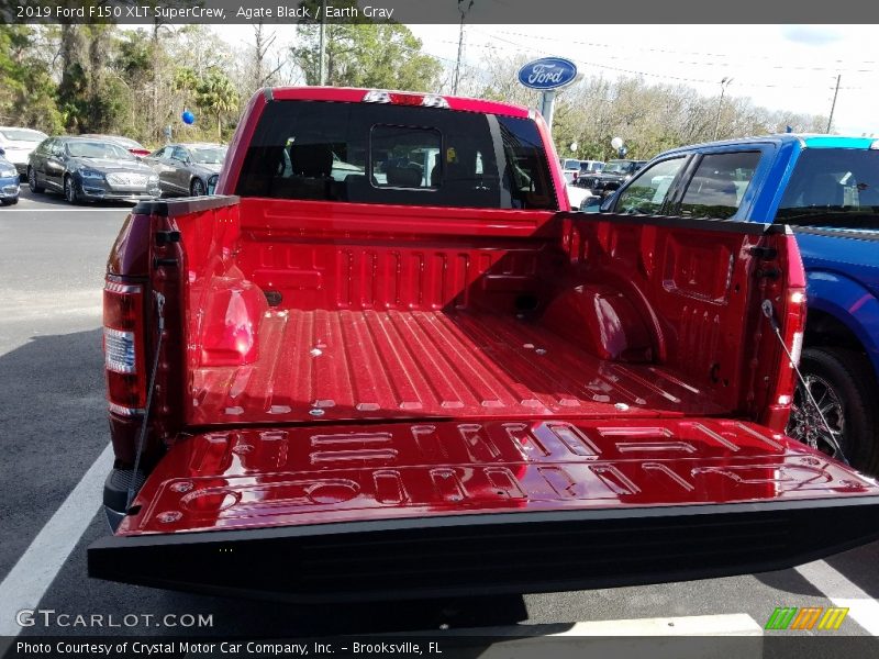 Agate Black / Earth Gray 2019 Ford F150 XLT SuperCrew